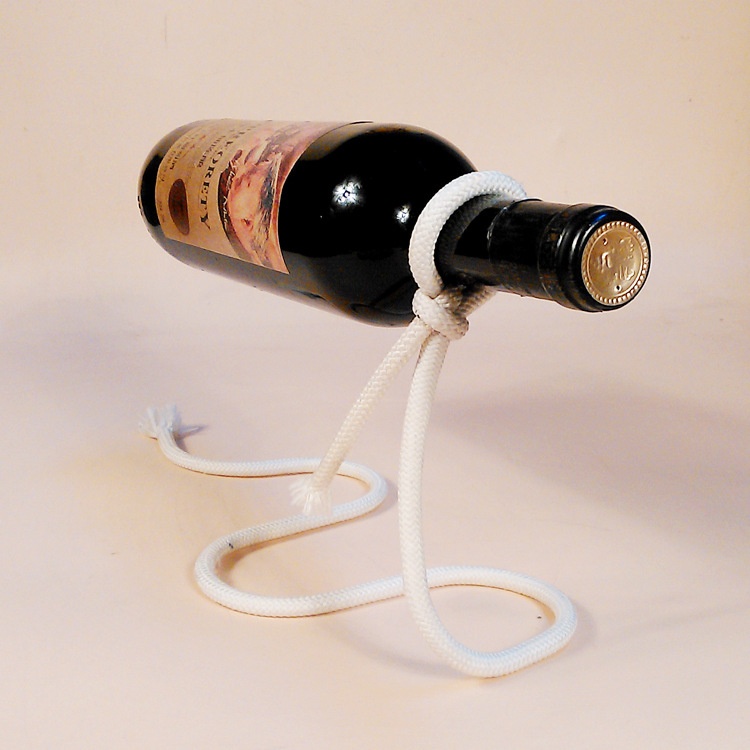 Birthday,Friendship Gifts,Father's Day,Anniversary,Magic Suspended Rope Wine Rack - Creative Snake Wine Rack